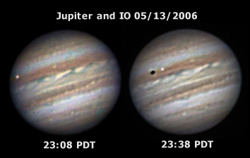 Jupiter & Io May 13, 2006 by: Patric Knoll