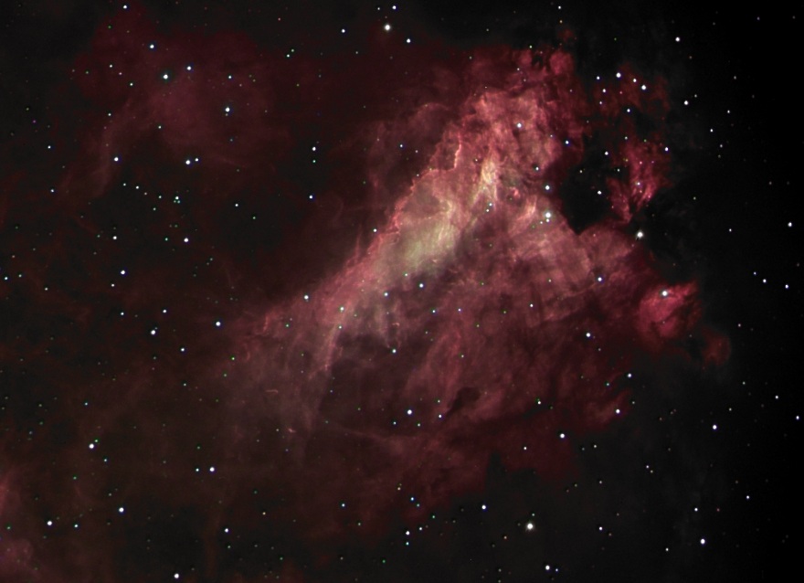 Photo: M17 Swan/Omega Nebula by Patric Knoll - 2007